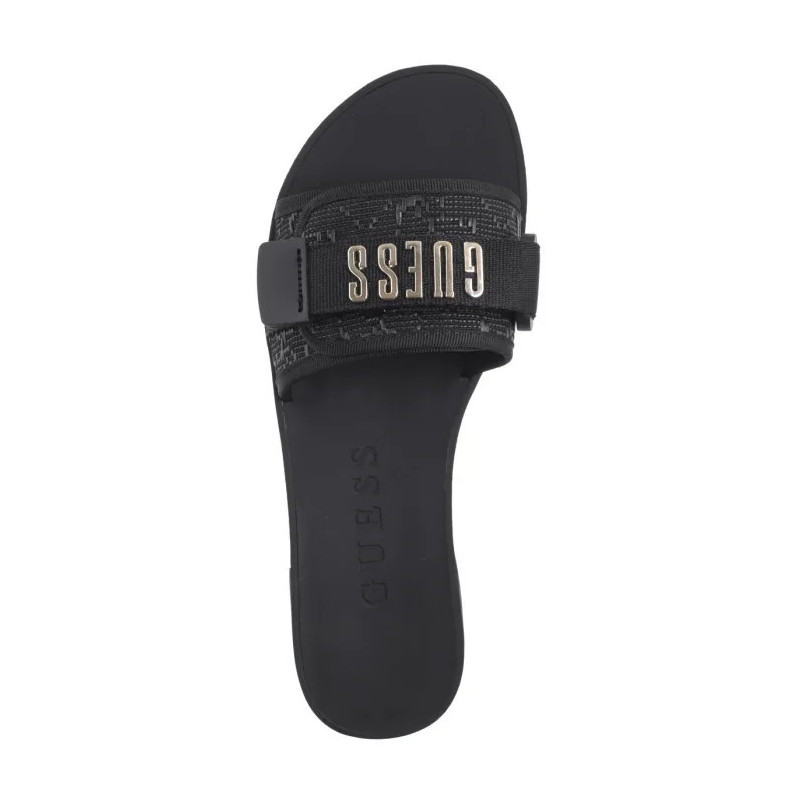 Guess Elyze FLGEL3 ELE19 Black (GU602-b) Moteriški batai/šlepetės
