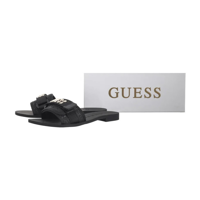 Guess Elyze FLGEL3 ELE19 Black (GU602-b) Moteriški batai/šlepetės