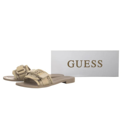 Guess Elyze FLJELY LEL19 Gold (GU602-c) Moteriški batai/šlepetės