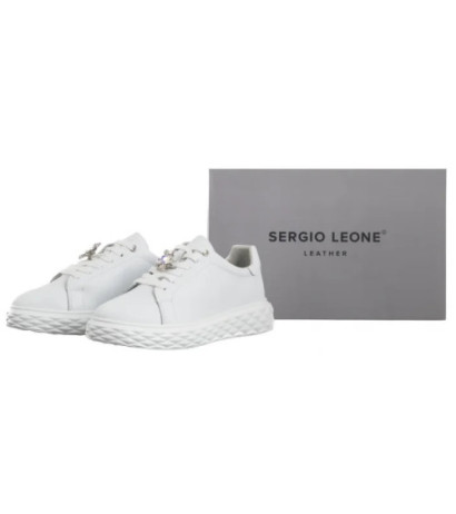 Sergio Leone Białe SP 110 (SL566-a) sportiniai bateliai
