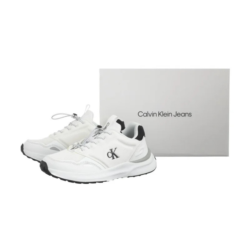 Calvin Klein Low Cut Lace-Up Sneaker White/Black V3X9-83010-1464X 002 (CK639-a) sportiniai bateliai