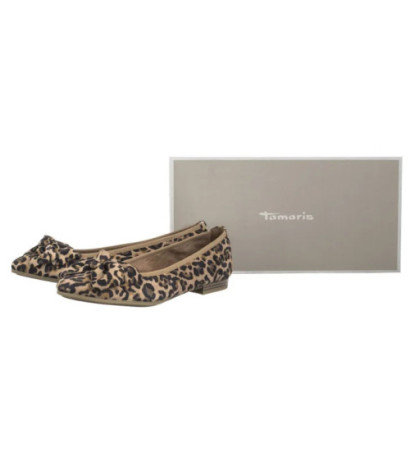 Tamaris Beżowe 1-22141-44 360 Leopard (TM523-a) bateliai