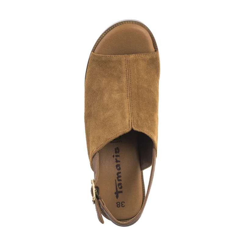 Tamaris Brązowe 1-28304-44 305 Cognac (TM524-a) bateliai
