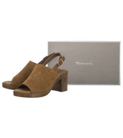 Tamaris Brązowe 1-28304-44 305 Cognac (TM524-a) bateliai
