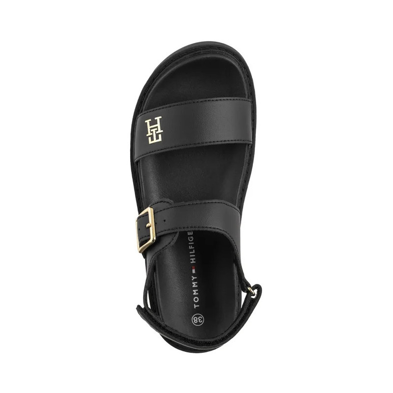 Tommy Hilfiger Sandal Black T3A2-33785-0326 999 (TH1308-a) bateliai