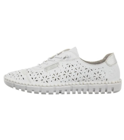 Rieker Białe M2354-80 White (RI171-b) batai