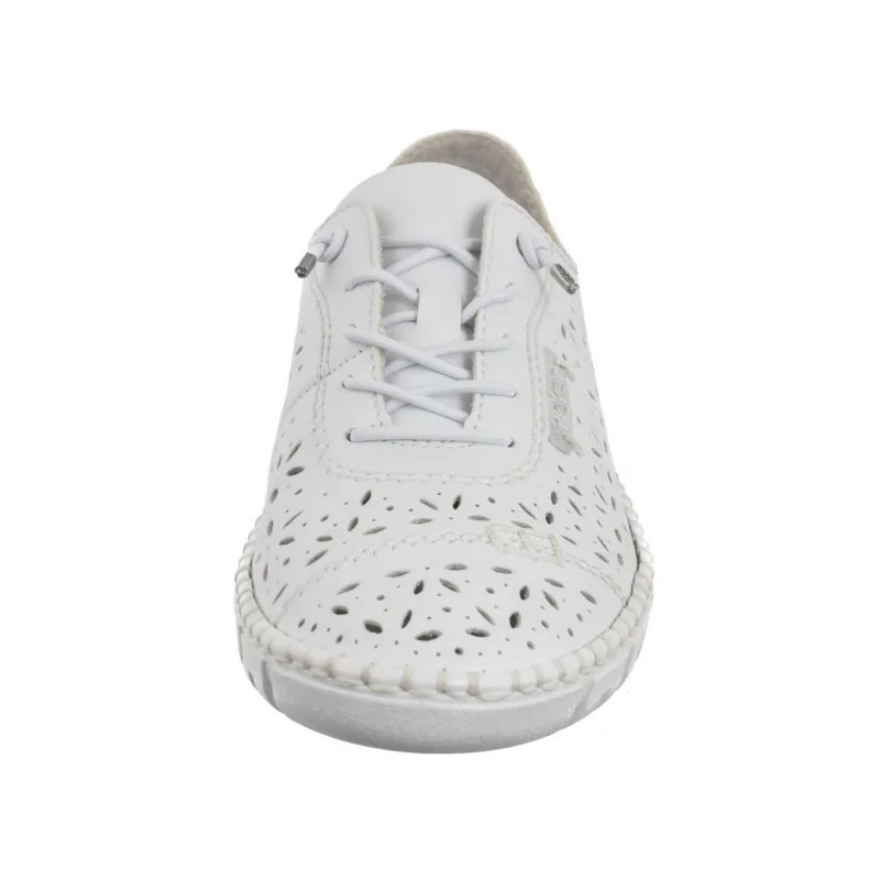 Rieker Białe M2354-80 White (RI171-b) batai
