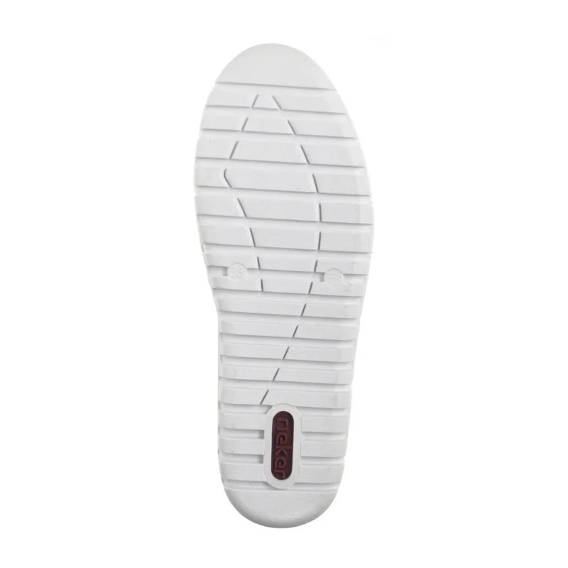 Rieker Białe M2354-80 White (RI171-b) batai