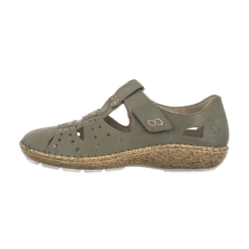 Rieker Zielone 44852-52 Green (RI245-a) batai