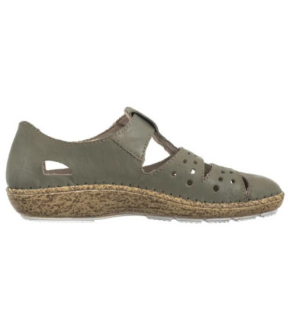 Rieker Zielone 44852-52 Green (RI245-a) batai
