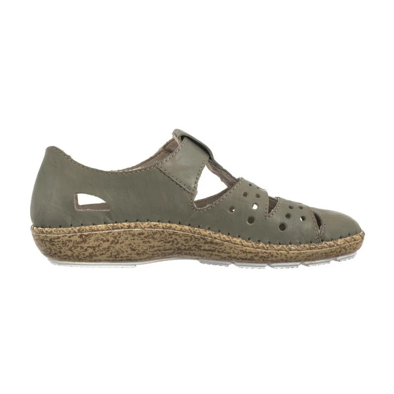 Rieker Zielone 44852-52 Green (RI245-a) batai