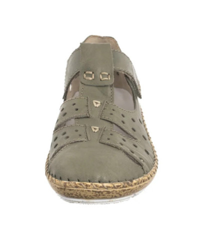 Rieker Zielone 44852-52 Green (RI245-a) batai