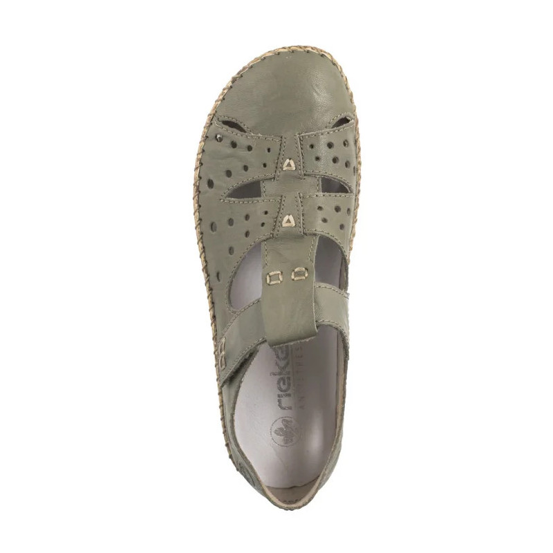 Rieker Zielone 44852-52 Green (RI245-a) batai