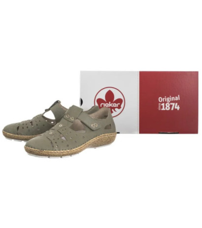 Rieker Zielone 44852-52 Green (RI245-a) sandalai