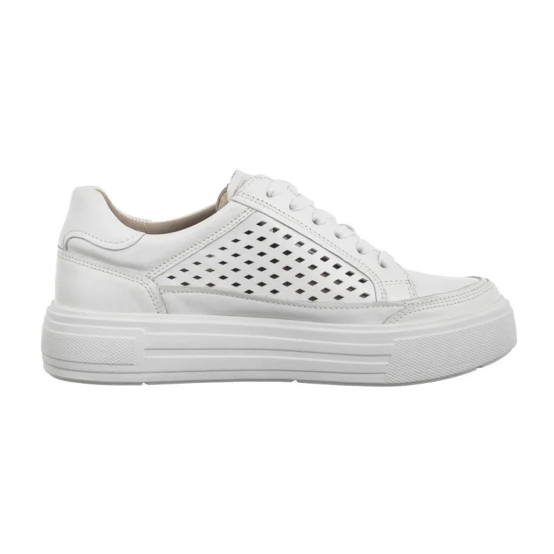 Caprice Białe 9-23719-44 102 White Nappa  (CP435-a) bateliai
