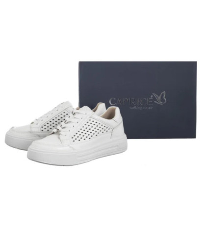 Caprice Białe 9-23719-44 102 White Nappa  (CP435-a) bateliai