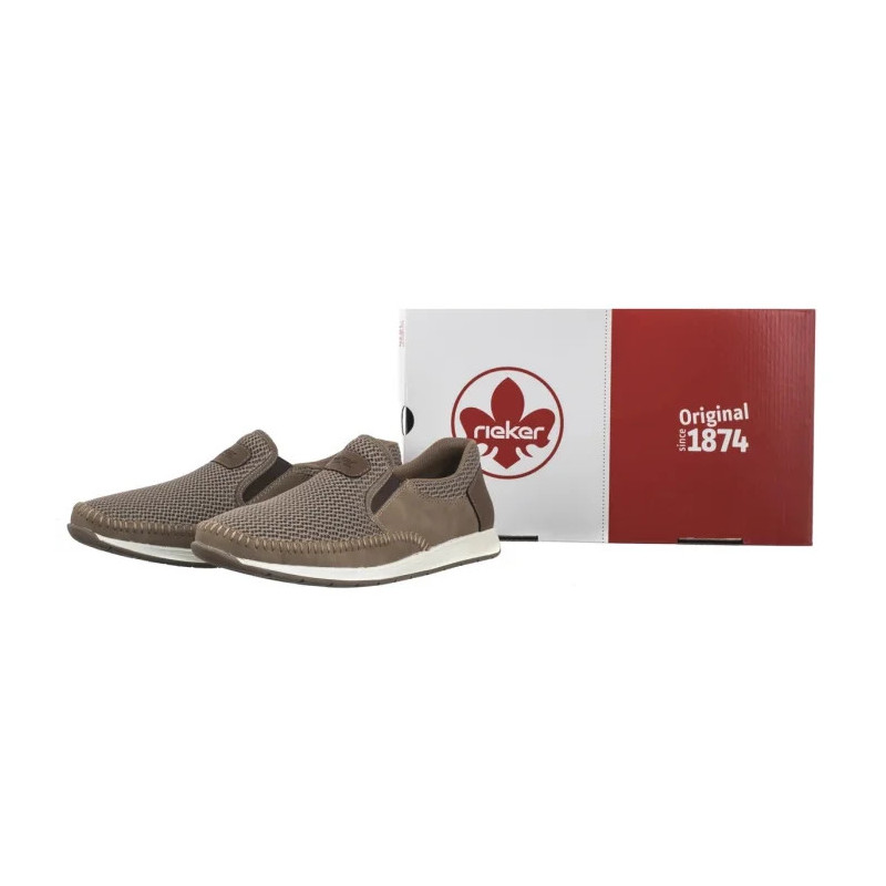 Rieker Beżowe 11954-64 Beige (RI242-a) batai