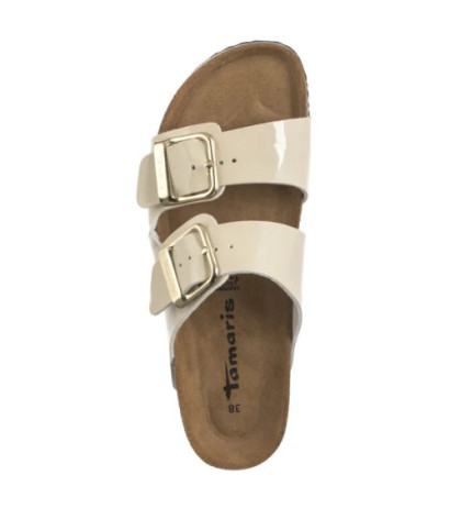 Tamaris Beżowe 1-27503-42 253 Nude Patent (TM525-a) Moteriški batai/šlepetės
