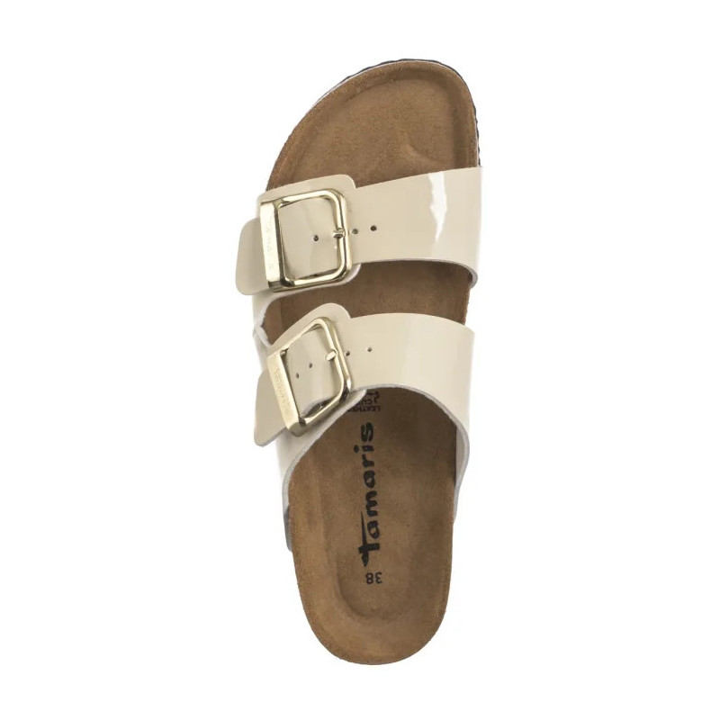 Tamaris Beżowe 1-27503-42 253 Nude Patent (TM525-a) Moteriški batai/šlepetės