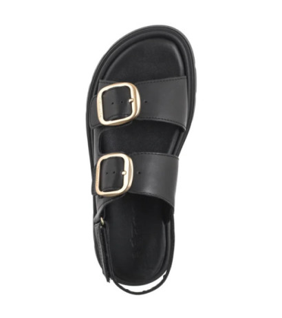 Tamaris Czarne 1-28233-44 003 Black Leather (TM526-a) bateliai