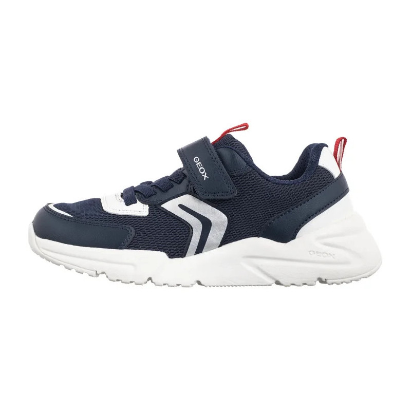 Geox J Loftus A - Mesh + Geobuck Navy/Red J55MQB 01454 C0735 (GE217-a) sportiniai bateliai