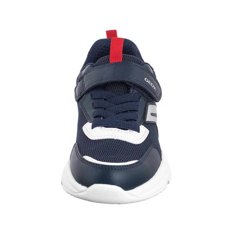 Geox J Loftus A - Mesh + Geobuck Navy/Red J55MQB 01454 C0735 (GE217-a) sportiniai bateliai