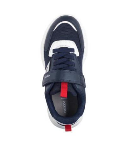 Geox J Loftus A - Mesh + Geobuck Navy/Red J55MQB 01454 C0735 (GE217-a) sportiniai bateliai