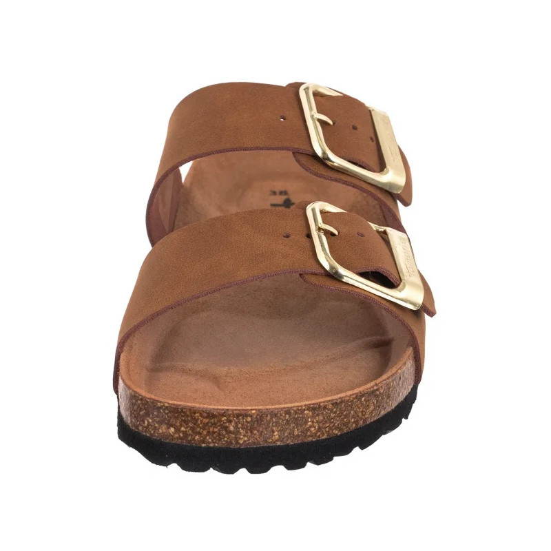 Tamaris Brązowe 1-27503-42 307 Cognac Nubuk (TM483-c) Moteriški batai/šlepetės