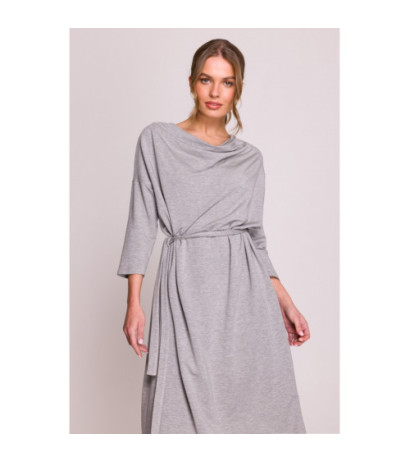 S403 Modalinė oversize suknelė - pilka