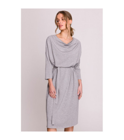 S403 Modalinė oversize suknelė - pilka