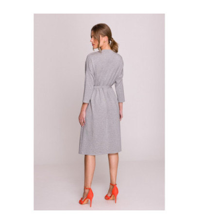 S403 Modalinė oversize suknelė - pilka