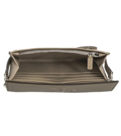 Calvin Klein Sculpted Long Fold Strap Wallet Crockery LV04K1006G PBF (CK640-a) rankinė