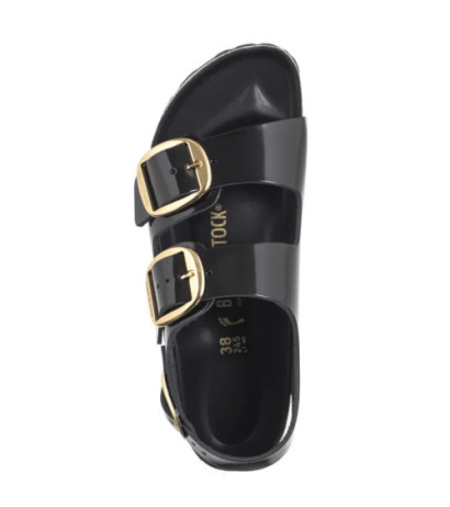Birkenstock Milano Big Buckle High-Shine Black 1024211  (BK287-a) sandalai