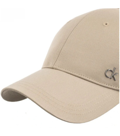 Calvin Klein CK Metal Cotton Cap Doeskin K60K613102 PBP (CK642-a) kepurė