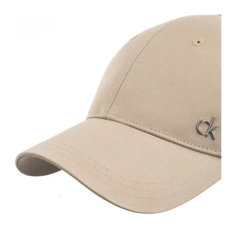 Calvin Klein CK Metal Cotton Cap Doeskin K60K613102 PBP (CK642-a) kepurė