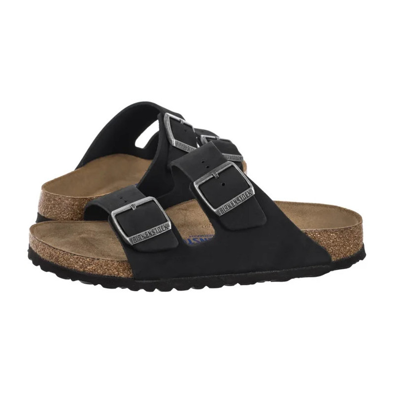 Birkenstock Arizona Bs Soft Footbed Black 1019035 (BK217-d) Moteriški batai/šlepetės
