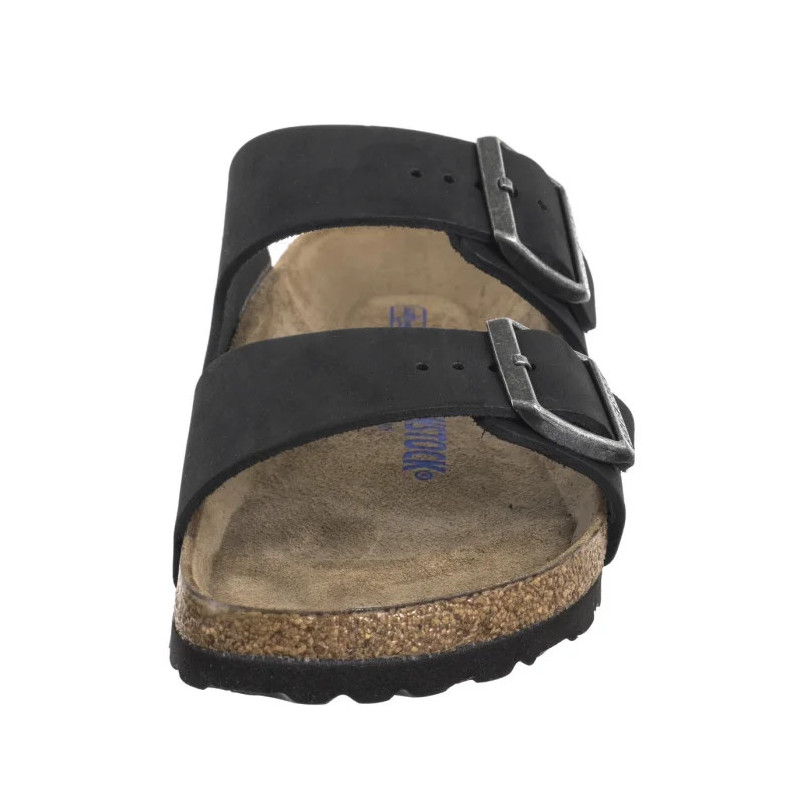Birkenstock Arizona Bs Soft Footbed Black 1019035 (BK217-d) Moteriški batai/šlepetės