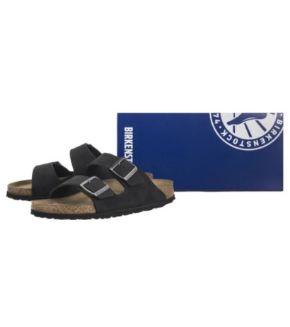 Birkenstock Arizona Bs Soft Footbed Black 1019035 (BK217-d) Moteriški batai/šlepetės