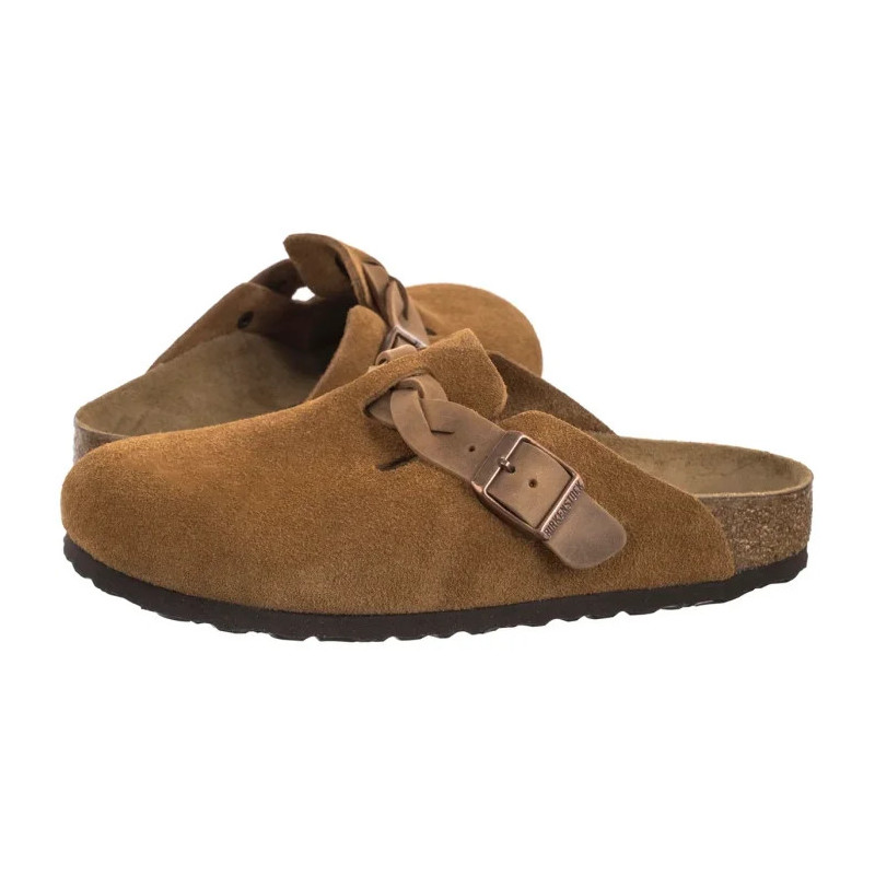 Birkenstock Boston Braided Mink 1026713 (BK257-b) Moteriški batai/šlepetės