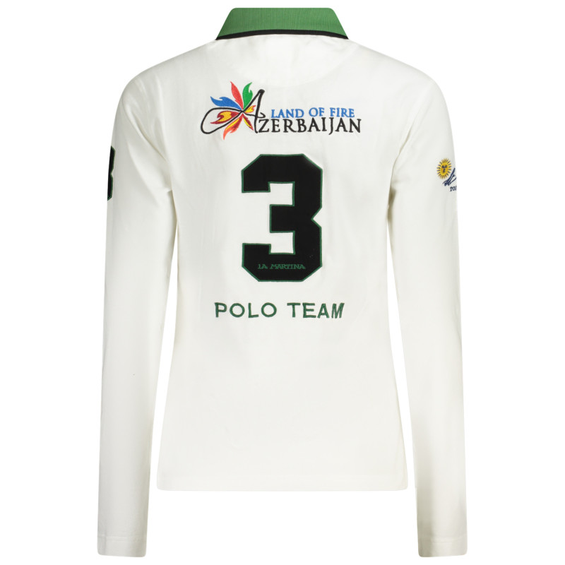 La martina polo marškinėliai 2WPH31PK001 Balta