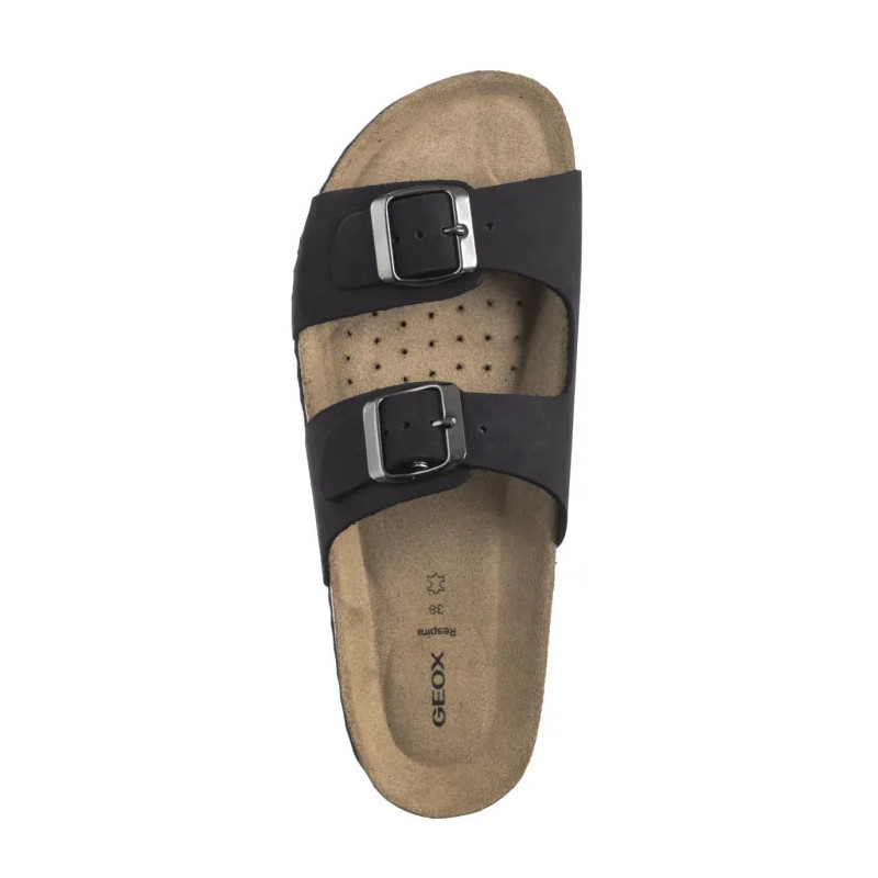 Geox D Brionia L Black D35LSL 00032 C9999 (GE175-b) Moteriški batai/šlepetės