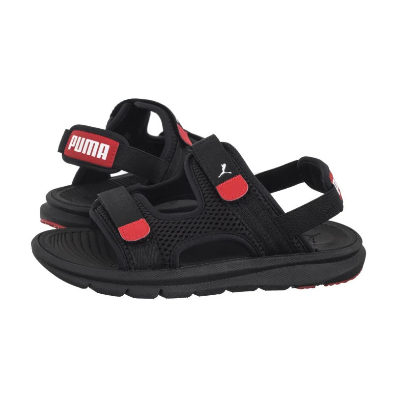 Puma Puma Evolve Sandal Jr Puma Black-Puma White-Red 390449-01 (PU616-b) sandalai