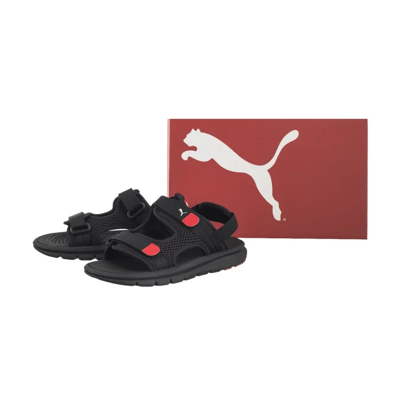 Puma Puma Evolve Sandal Jr Puma Black-Puma White-Red 390449-01 (PU616-b) sandalai