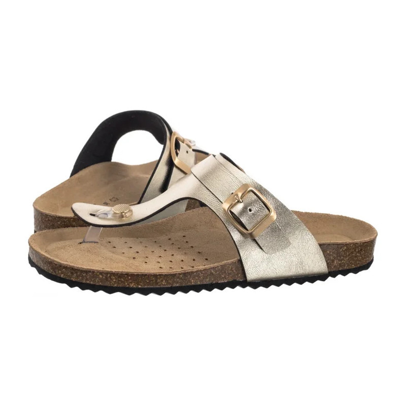 Geox D Brionia K Lt Gold D35LSK 000BN C2012 (GE223-a) šlepetės