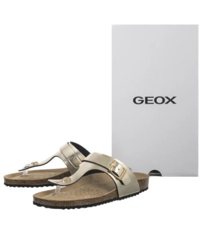 Geox D Brionia K Lt Gold D35LSK 000BN C2012 (GE223-a) šlepetės