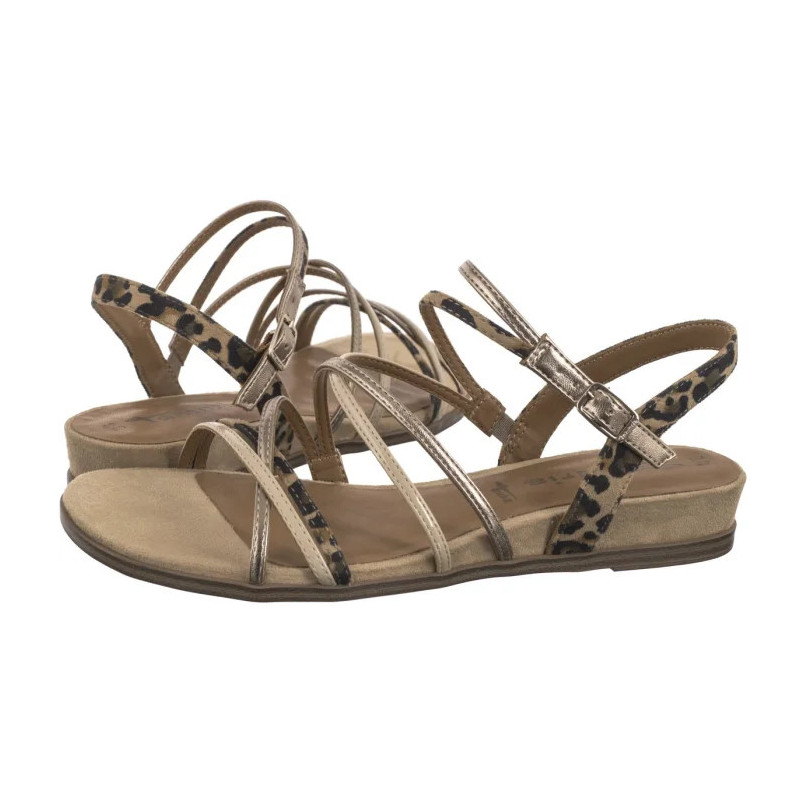 Tamaris Beżowe 1-28103-42 445 Tan Comb (TM528-a) sandalai