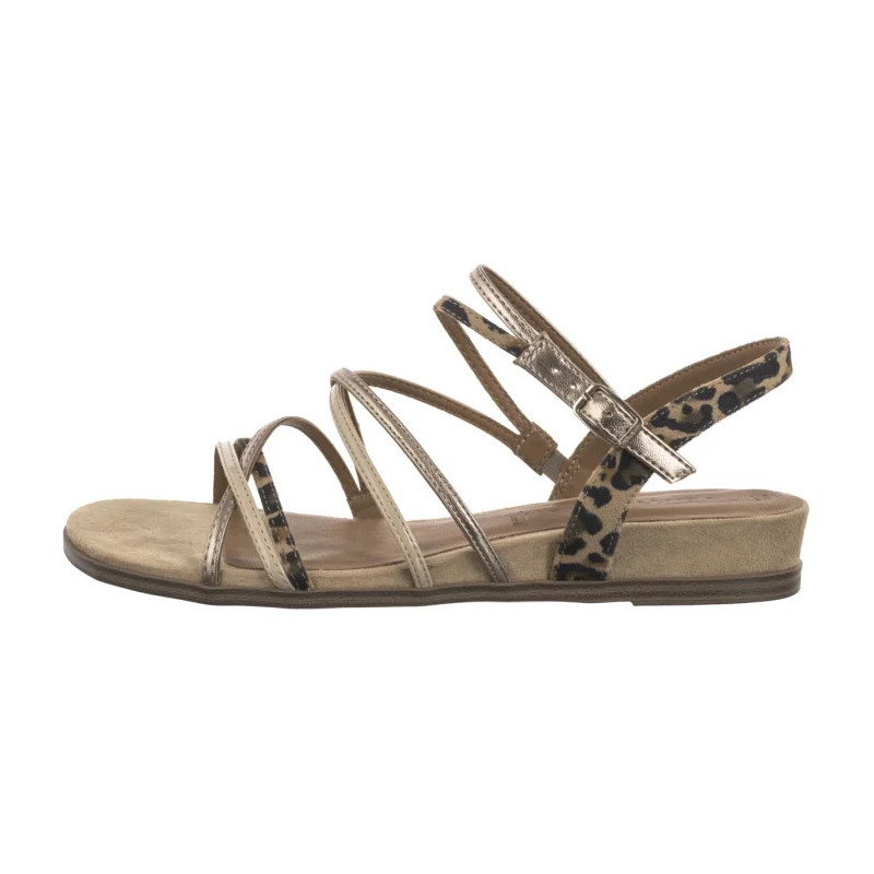 Tamaris Beżowe 1-28103-42 445 Tan Comb (TM528-a) sandalai