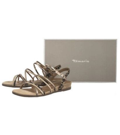 Tamaris Beżowe 1-28103-42 445 Tan Comb (TM528-a) sandalai