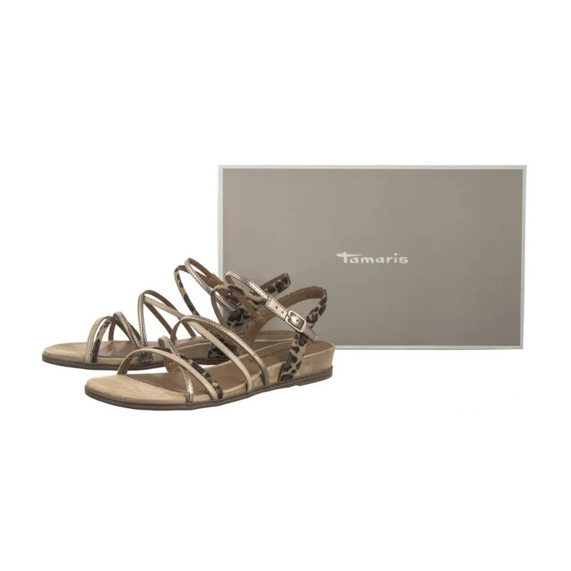 Tamaris Beżowe 1-28103-42 445 Tan Comb (TM528-a) sandalai