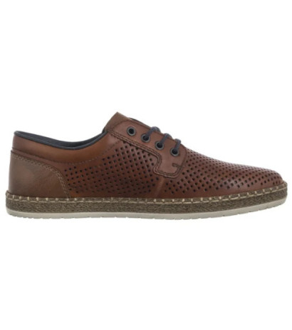 Rieker Brązowe Ażurowe B5214-24 Brown (RI247-a) batai